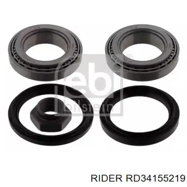 Комплект підшипник маточини передньої Rider RD34155219 ціна, від 13.26 USD