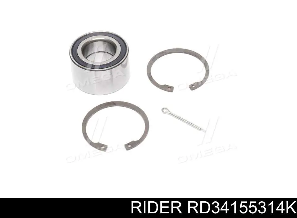 Комплект підшипник маточини передньої Rider RD34155314K ціна, від 10.88 USD