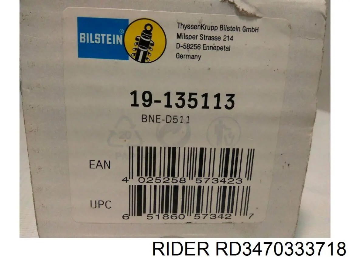Купити RD3470333718 Rider Амортизатор передньої підвіски