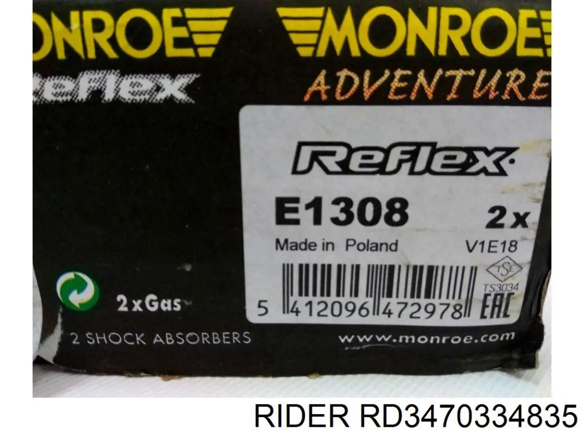 Амортизатор передній RD3470334835 Rider