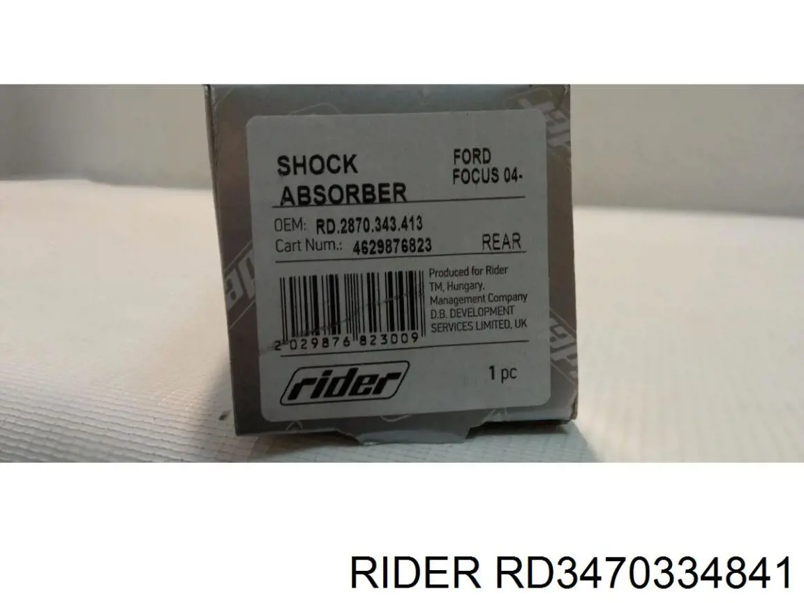 Амортизатор передньої підвіски, лівий Rider RD3470334841 ціна, від 40.08 USD