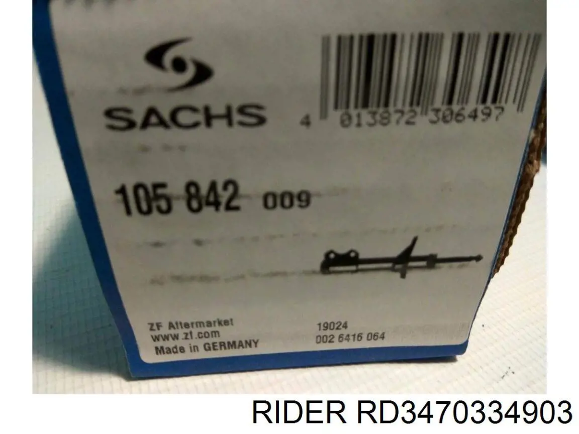 Стойка амортизатора передняя Rider RD3470334903 ціна, від 42.83 USD