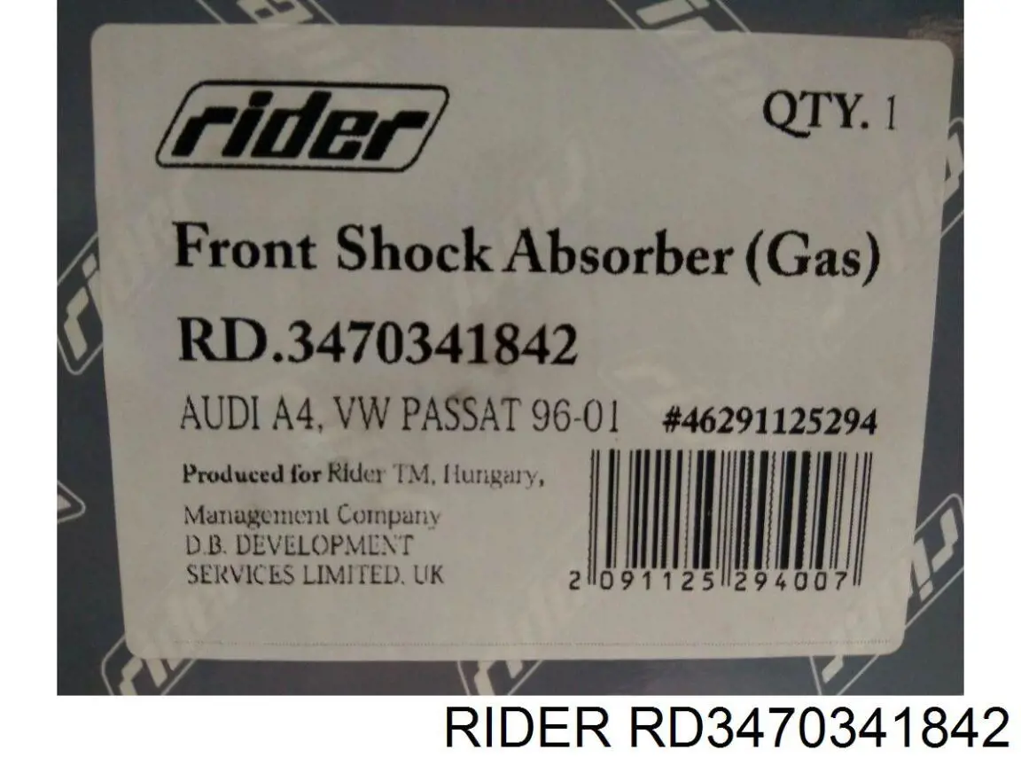 RD3470341842 Rider Стійка передня