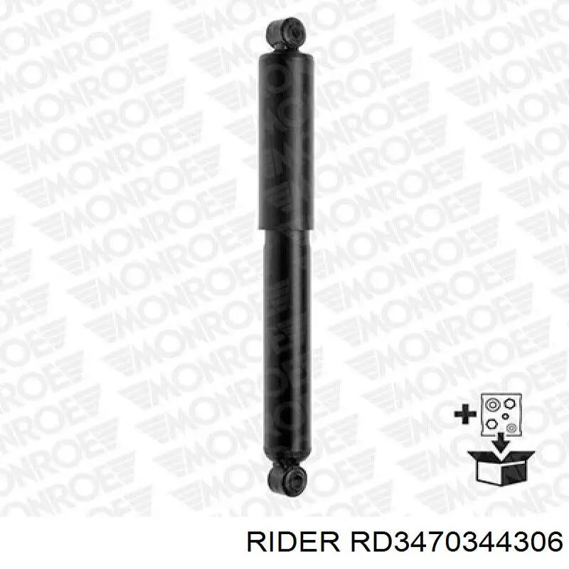 Стойка амортизатора передняя Rider RD3470344306 ціна, від 20.77 USD