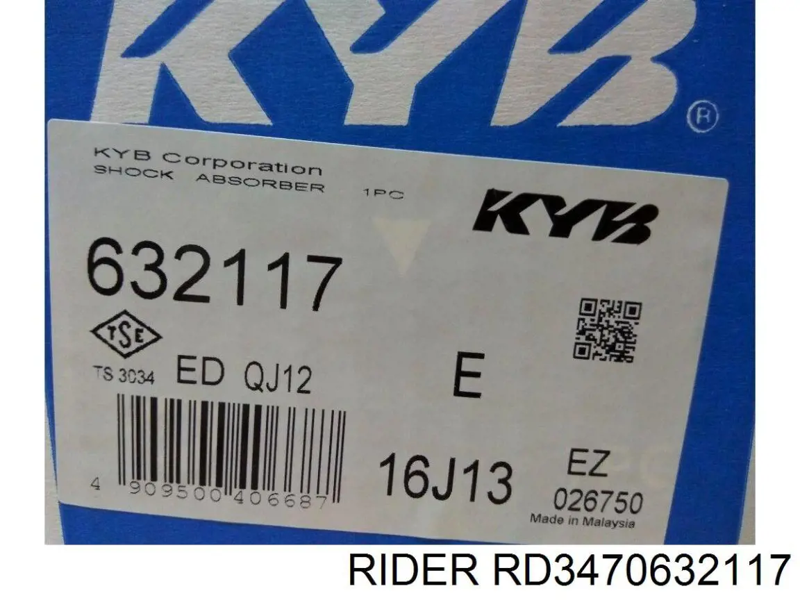 Купити RD3470632117 Rider Амортизатора передній лівий