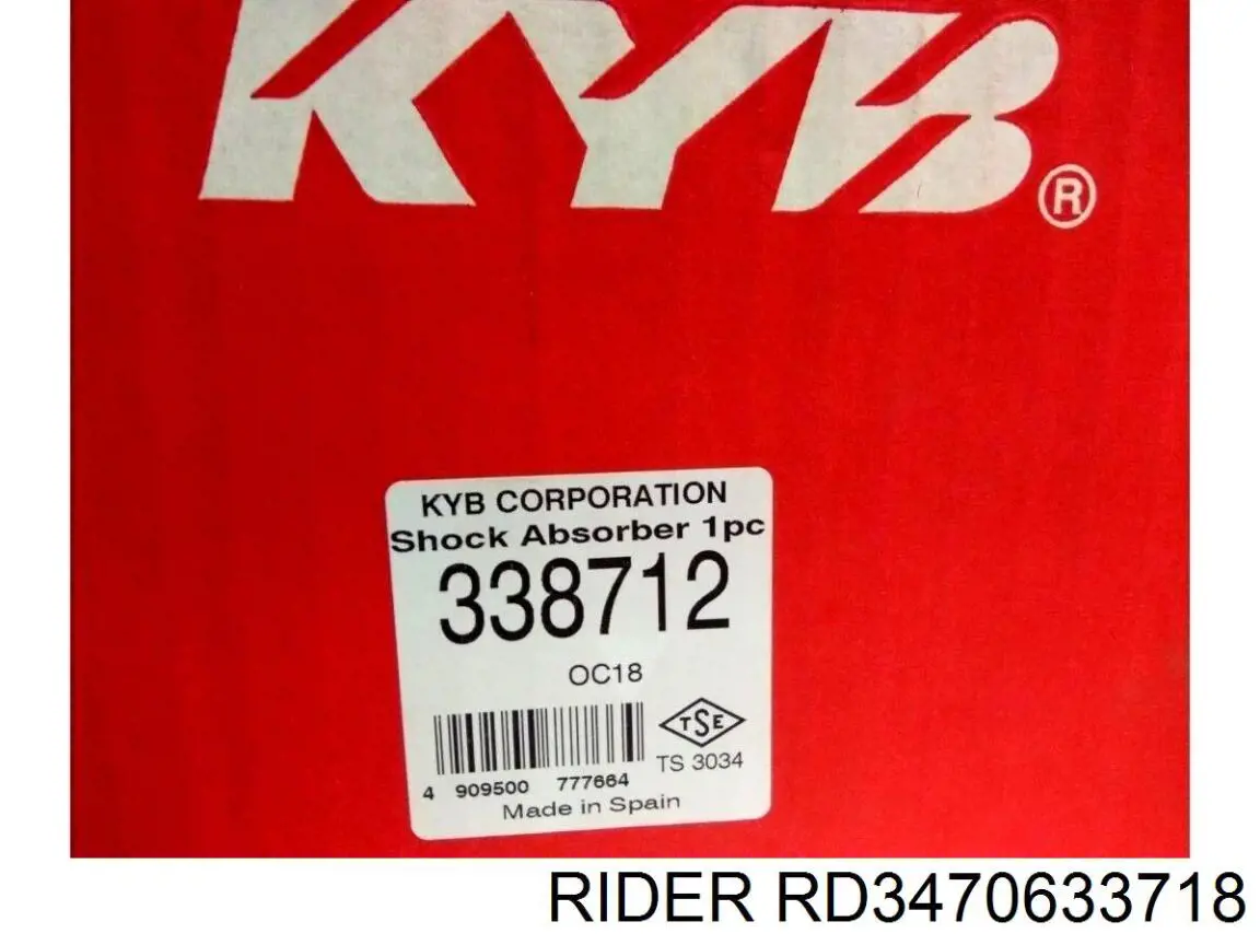Амортизатор передній RD3470633718 Rider