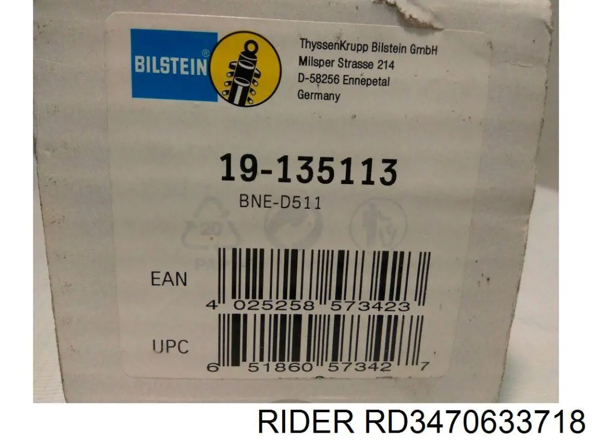 Амортизатори передні Rider RD3470633718