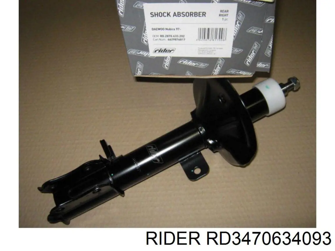 Амортизатор передній, правий Rider RD3470634093 ціна, від 32.65 USD