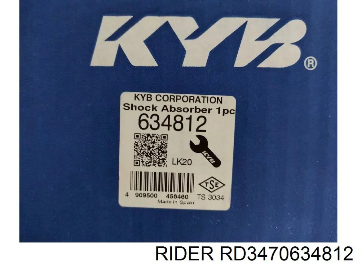 Амортизатор передній RD3470634812 Rider
