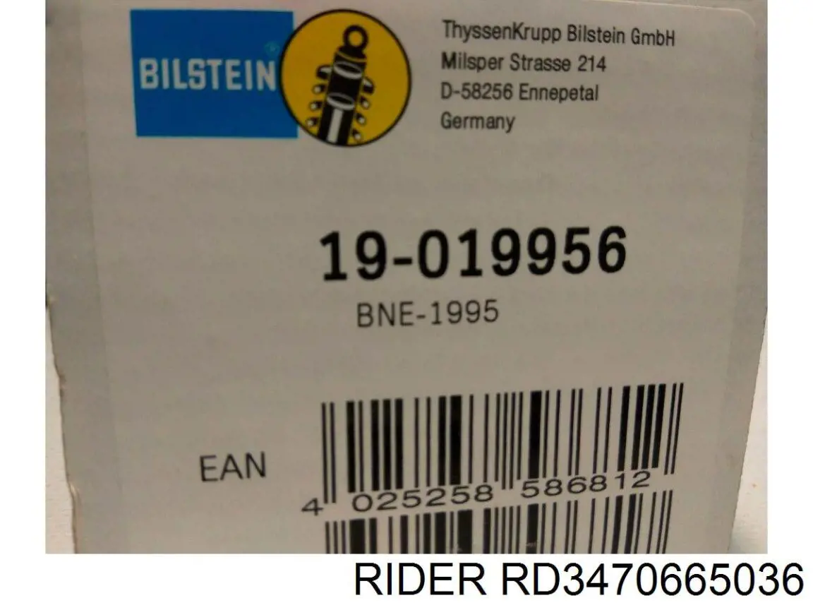 Стойка амортизатора передняя Rider RD3470665036 ціна, від 26.10 USD
