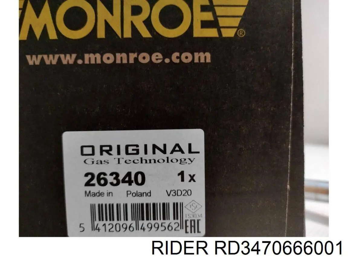 Амортизатори передні Rider RD3470666001