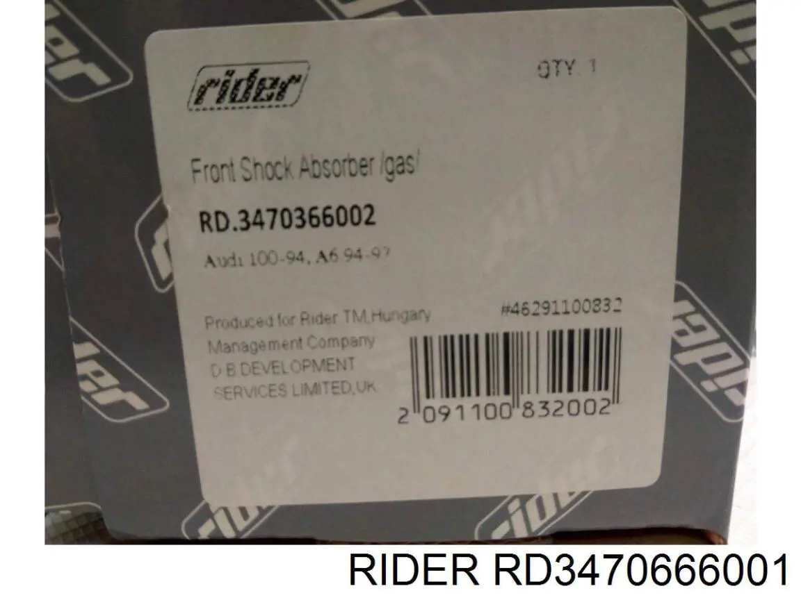 Стойка амортизатора передняя Rider RD3470666001 ціна, від 26.42 USD