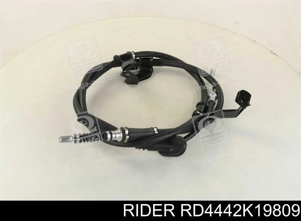 Трос стоянкового гальма задній правий Rider RD4442K19809 ціна, від 16.01 USD