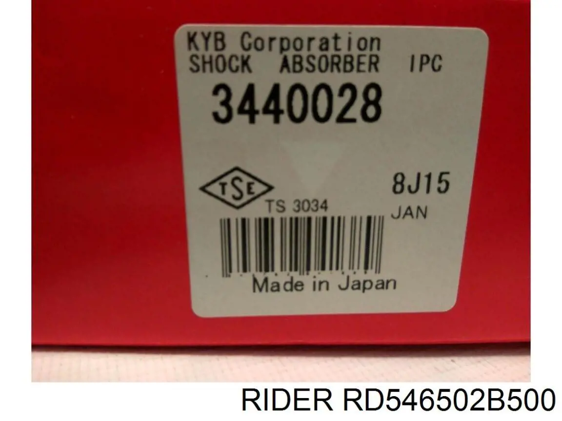 Амортизатора передній лівий RD546502B500 Rider