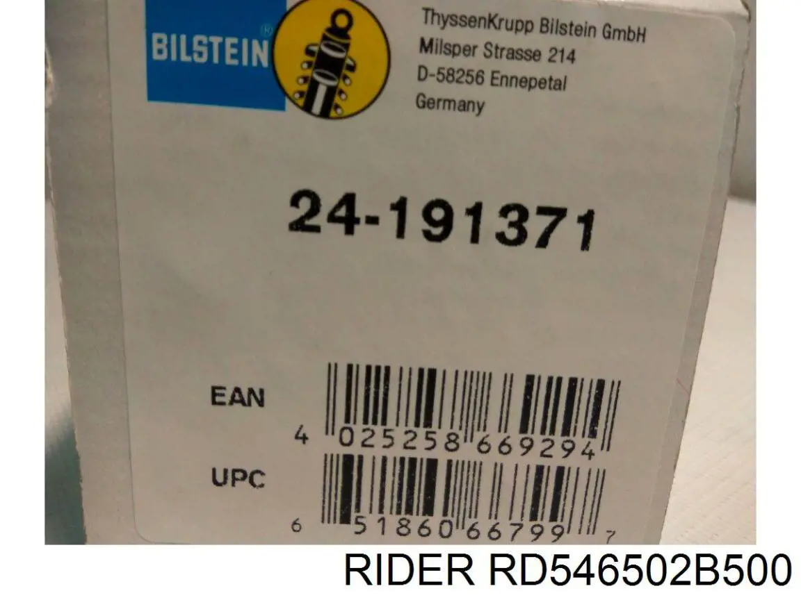 Амортизатор передньої підвіски, лівий Rider RD546502B500 ціна, від 52.83 USD
