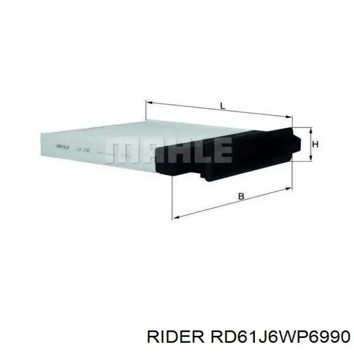 Фільтр салону RD61J6WP6990 Rider