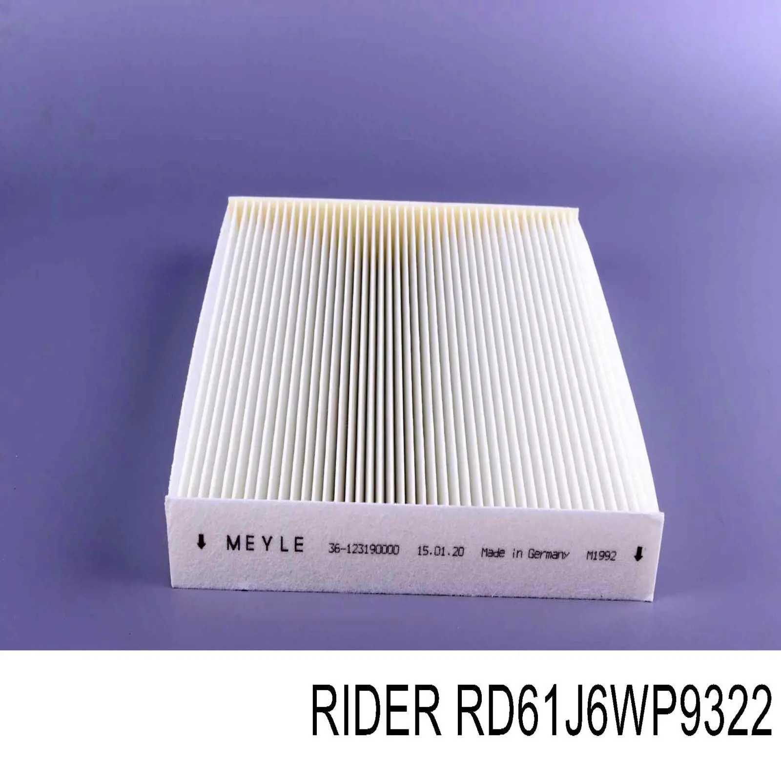 Фільтр салону RD61J6WP9322 Rider