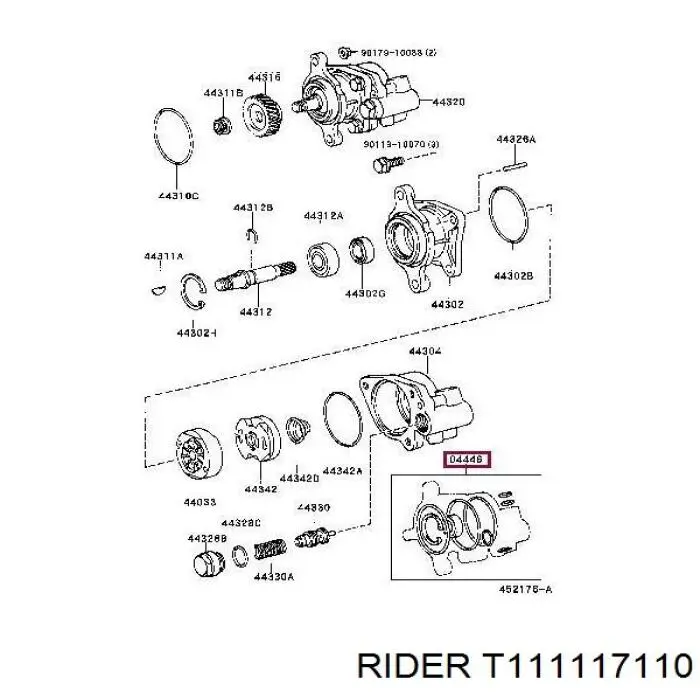 Фільтр тонкого очищення палива Rider T111117110 ціна, від 3.37 USD
