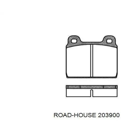 Колодки гальмівні передні, дискові 203900 Road House