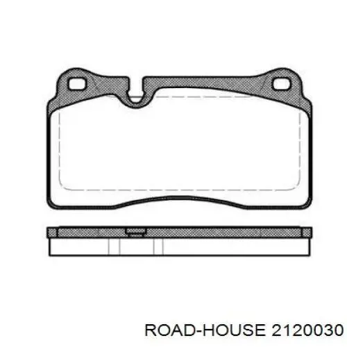 Колодки гальмівні передні, дискові 2120030 Road House