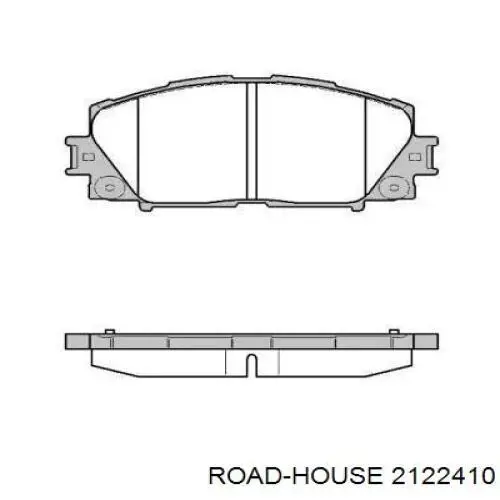 Колодки гальмівні передні, дискові 2122410 Road House