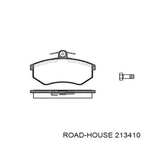 213410 Road House колодки гальмівні передні, дискові