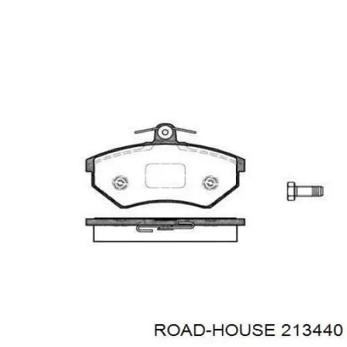 Колодки гальмівні передні, дискові 213440 Road House