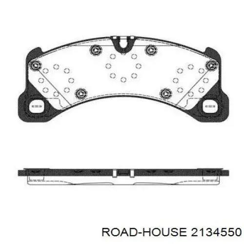 2134550 Road House колодки гальмівні передні, дискові