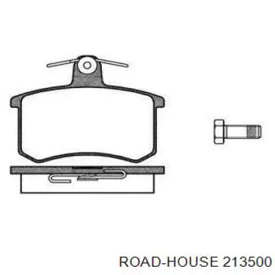 213500 Road House колодки гальмові задні, дискові