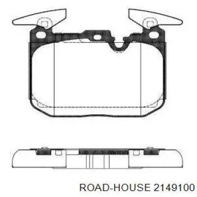 Колодки гальмівні передні, дискові 2149100 Road House