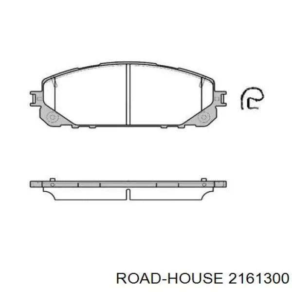 Колодки гальмівні передні, дискові 2161300 Road House