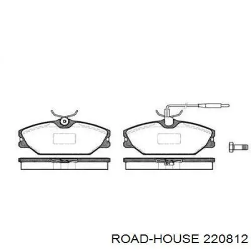 220812 Road House колодки гальмівні передні, дискові