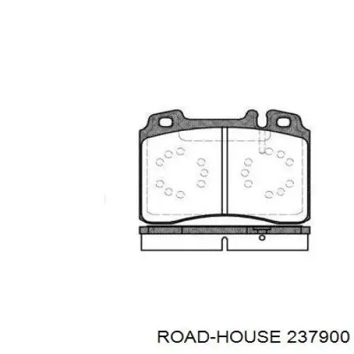 237900 Road House колодки гальмівні передні, дискові