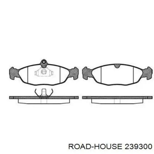 239300 Road House колодки гальмівні передні, дискові