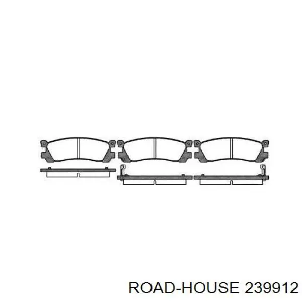 Колодки гальмові задні, дискові 239912 Road House