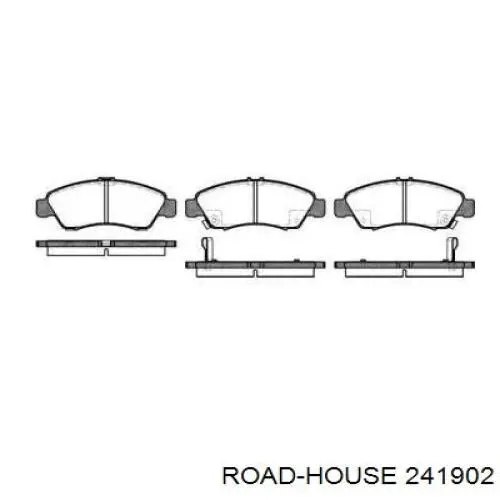 241902 Road House колодки гальмівні передні, дискові