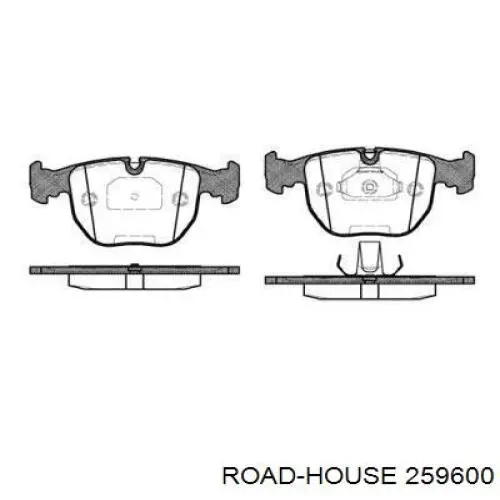 259600 Road House колодки гальмівні передні, дискові