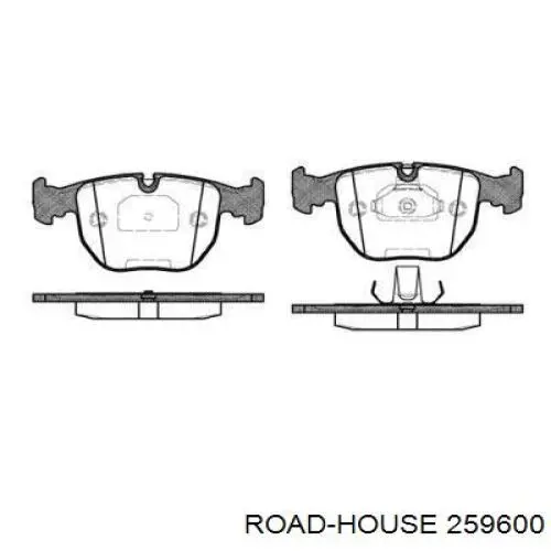 Колодки гальмівні передні, дискові 259600 Road House