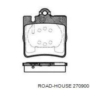 270900 Road House колодки гальмові задні, дискові