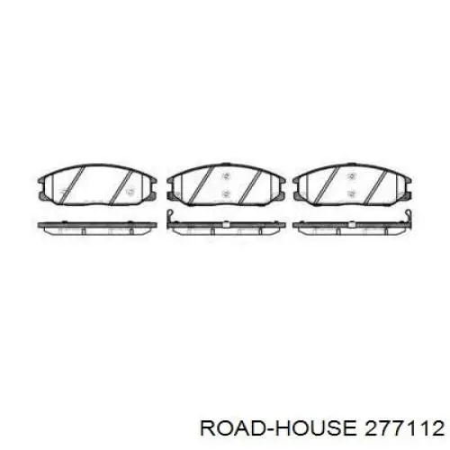 277112 Road House колодки гальмівні передні, дискові