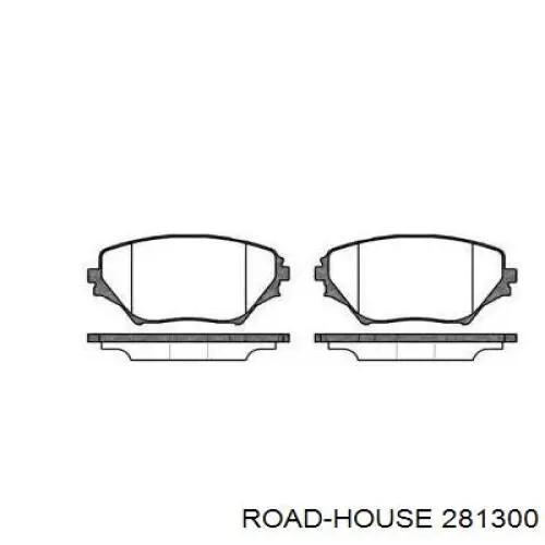 281300 Road House колодки гальмівні передні, дискові