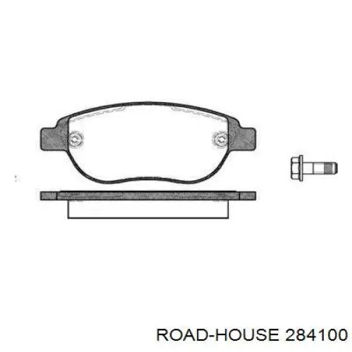 Колодки гальмівні передні, дискові 284100 Road House