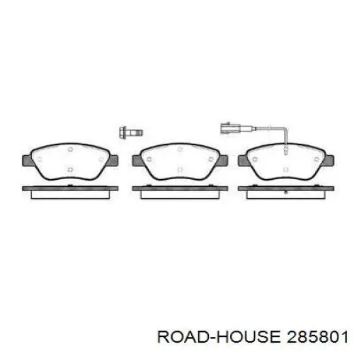 Колодки гальмівні передні, дискові 285801 Road House