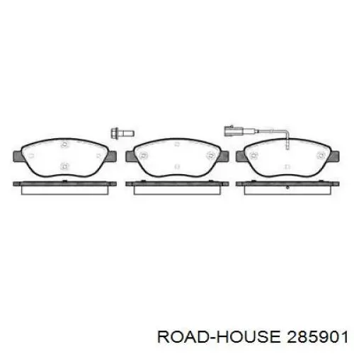 285901 Road House колодки гальмівні передні, дискові