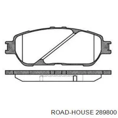 289800 Road House колодки гальмівні передні, дискові