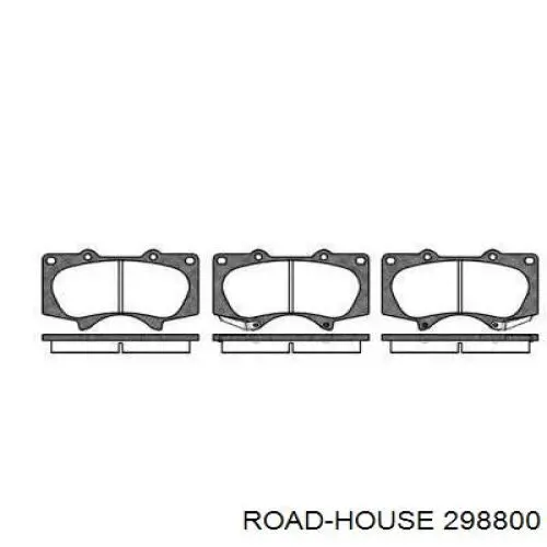 Колодки гальмівні передні, дискові 298800 Road House