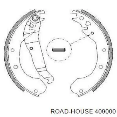 Колодки гальмові задні, барабанні 409000 Road House