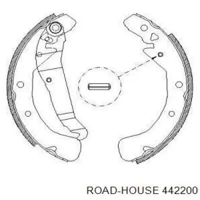 Колодки гальмові задні, барабанні 442200 Road House