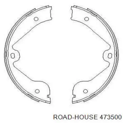 Колодки ручника/стоянкового гальма 473500 Road House