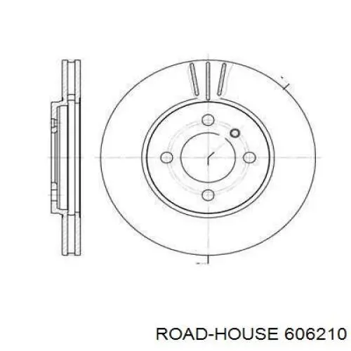 606210 Road House диск гальмівний передній